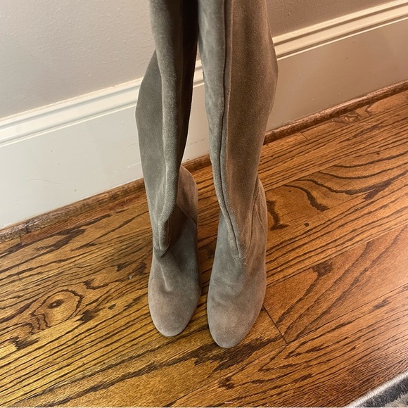 Anthropologie Candela Stylish Suede Knee-High Boots - Picture 2 of 5